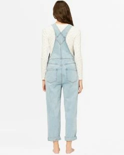BILLABONG Basic Beach Relaxed Overalls INDIGO RINSE -Women Clothing Shop abjdp00129 billabongw igr bck1