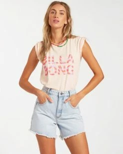 BILLABONG Dreaming Denim Shorts ACID BLUE