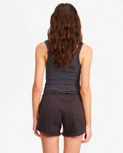 BILLABONG How Bout That Denim Shorts OFF BLACK 8 BILLABONG How Bout That Denim Shorts OFF BLACK -Women Clothing Shop abjds00105 billabongw ofb bck1