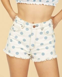 BILLABONG Wrangler Showdown Denim Shorts MULTI -Women Clothing Shop abjds00115 billabongw mul dtl1