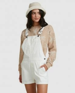 BILLABONG The Skipper Overall IVORY -Women Clothing Shop abjds00122 billabongw ivo frt2