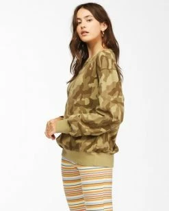 BILLABONG Surf Vibe Sweatshirt MULTI -Women Clothing Shop abjft00115 billabongw top sd1