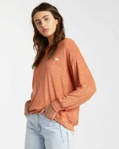 BILLABONG Sand Dunes Pullover Sweatshirt MIMOSA 6 BILLABONG Sand Dunes Pullover Sweatshirt MIMOSA -Women Clothing Shop abjft00139 billabongw urt sd1