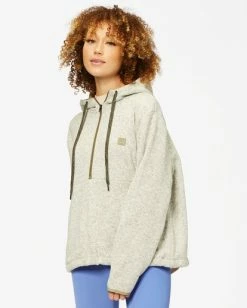 BILLABONG A/Div Roam Free Half-Zip Pullover Hoodie STORM