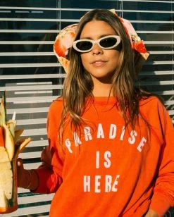 BILLABONG Keep Tryin' Crewneck Sweatshirt OLIVE MOSS