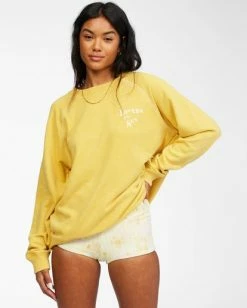 BILLABONG Salt And Sand Sweatshirt Sunflower CACTUS