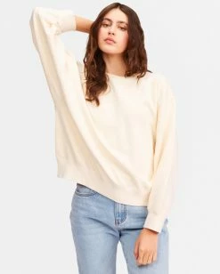 BILLABONG Ideal Crewneck Sweatshirt ANTIQUE WHITE
