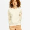 BILLABONG Cozy Shrunken Crewneck Sweatshirt LIGHT OLIVE