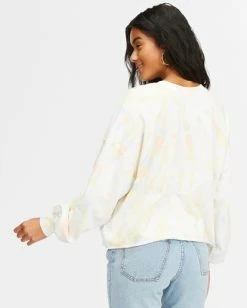 BILLABONG Dreamy Hues Crewneck Sweatshirt MULTI -Women Clothing Shop abjft00219 billabongw mul bck1