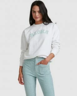 BILLABONG Aloha Crewneck Sweatshirt SALT CRYSTAL