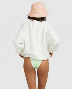 BILLABONG Sun Dreamer Crewneck Sweatshirt SALT CRYSTAL -Women Clothing Shop abjft00253 billabongw scs bck1