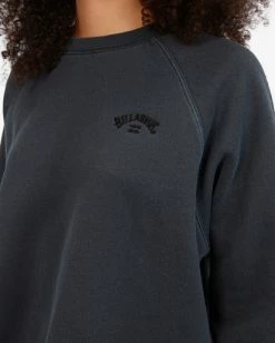 BILLABONG Shore Waves Crewneck Sweatshirt OFF BLACK 7 BILLABONG Shore Waves Crewneck Sweatshirt OFF BLACK -Women Clothing Shop abjft00306 billabongw ofb dtl1