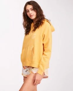 BILLABONG Morning Surf Pullover Graphic Hoodie PINK LADY -Women Clothing Shop abjft00312 billabongw mgd sd1