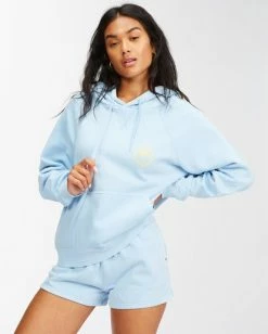 BILLABONG Morning Surf Pullover Graphic Hoodie PINK LADY -Women Clothing Shop abjft00312 billabongw rad frt1