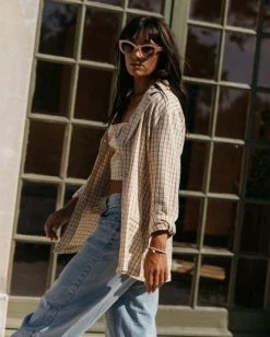 BILLABONG Safari Check Blazer Jacket MULTI