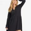 BILLABONG Always Lounging Dress OFF BLACK