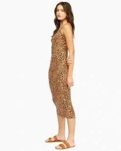 BILLABONG Warm Waves Midi Dress ANIMAL -Women Clothing Shop abjkd00124 billabongw ani sd1