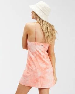 BILLABONG Easy On Me Knit Dress MELON -Women Clothing Shop abjkd00137 billabongw mel bck1