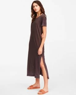 BILLABONG Summer Longline Knit Dress OFF BLACK 8 BILLABONG Summer Longline Knit Dress OFF BLACK -Women Clothing Shop abjkd00139 billabongw ofb sd1