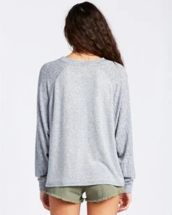 BILLABONG First Start Top ATHLETIC GREY -Women Clothing Shop abjkt00102 billabongw agy bck1
