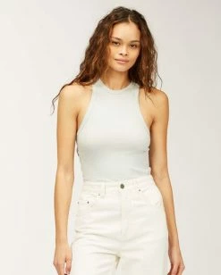 BILLABONG Tomboy Tank Top OFF BLACK -Women Clothing Shop abjkt00170 billabongw icb frt1