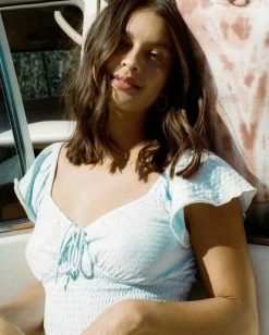 BILLABONG Secret Spot Knit Top ICE BLUE