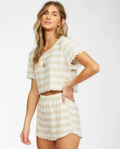 BILLABONG Breeze By Top Knit Top OFF BLACK -Women Clothing Shop abjkt00204 billabongw neu sd1