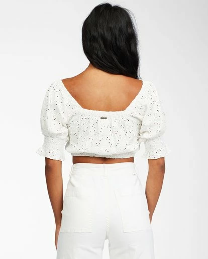 BILLABONG Summer Girl Top SALT CRYSTAL 5 BILLABONG Summer Girl Top SALT CRYSTAL - Image 5