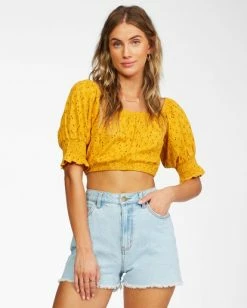 BILLABONG Summer Girl Top SALT CRYSTAL