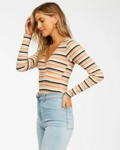 BILLABONG Taking Time Knit Top BLACK MULTI -Women Clothing Shop abjkt00229 billabongw mul sd1