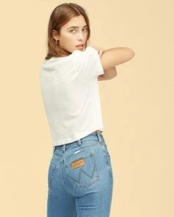 BILLABONG Wrangler Made It T-Shirt SALT CRYSTAL -Women Clothing Shop abjkt00235 billabongw scs bck1