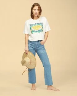 BILLABONG Wrangler Made It T-Shirt SALT CRYSTAL -Women Clothing Shop abjkt00235 billabongw scs dtl3