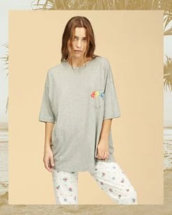 BILLABONG Wrangler True Boy Pocket Tee ATHLETIC GREY -Women Clothing Shop abjkt00236 billabongw agy frt2