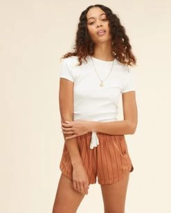 BILLABONG Baby Me T-Shirt OFF BLACK -Women Clothing Shop abjkt00267 billabongm scs frt1