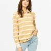 BILLABONG Double Up Long Sleeve Rugby Top GOLD DUST