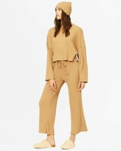 BILLABONG Keep Loungin' Knit Crewneck Pullover SANDSTORM -Women Clothing Shop abjkt00287 billabongw ckq0 sd1