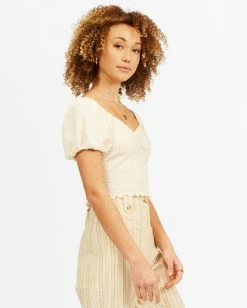 BILLABONG Its Love Sweetheart Top RED VELVET -Women Clothing Shop abjkt00288 billabongw anw sd1