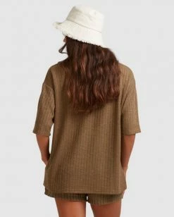 BILLABONG Sunset Top KHAKI -Women Clothing Shop abjkt00300 billabongw kha bck1