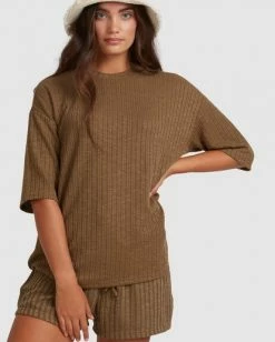 BILLABONG Sunset Top KHAKI -Women Clothing Shop abjkt00300 billabongw kha dtl1