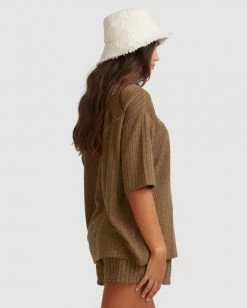 BILLABONG Sunset Top KHAKI -Women Clothing Shop abjkt00300 billabongw kha sd2