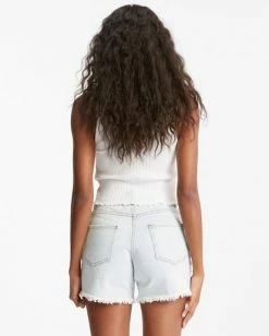 BILLABONG Notch Tank Ribbed Tank Top SALT CRYSTAL -Women Clothing Shop abjkt00304 billabongw scs bck1