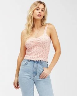 BILLABONG Searching For Sun Knit Tank Top MELON
