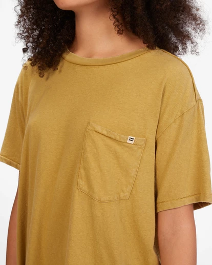 BILLABONG Sun Faded T-Shirt LIGHT OLIVE 5 BILLABONG Sun Faded T-Shirt LIGHT OLIVE - Image 5
