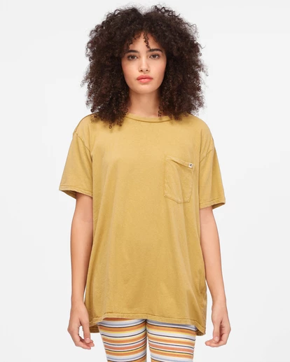 BILLABONG Sun Faded T-Shirt LIGHT OLIVE 1 BILLABONG Sun Faded T-Shirt LIGHT OLIVE
