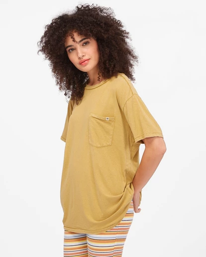 BILLABONG Sun Faded T-Shirt LIGHT OLIVE 3 BILLABONG Sun Faded T-Shirt LIGHT OLIVE - Image 3
