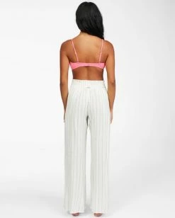 BILLABONG Wandering Soul Pants SALT CRYSTAL -Women Clothing Shop abjnp00140 billabongw scs bck1