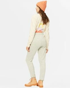 BILLABONG A/Div Roam Free Jogger Sweatpants STORM -Women Clothing Shop abjnp00141 billabongw grh bck1