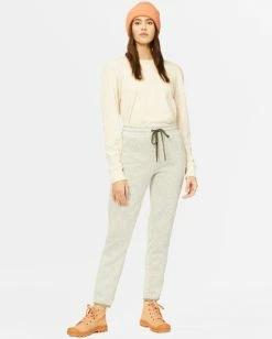 BILLABONG A/Div Roam Free Jogger Sweatpants STORM -Women Clothing Shop abjnp00141 billabongw grh frt1