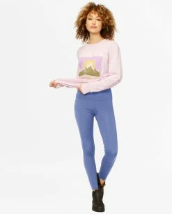 BILLABONG A/Div Adventure High-Waist Leggings BLACK PEBBLE