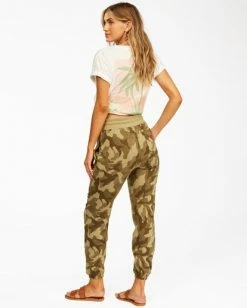 BILLABONG Casual Coast Jogger Pants TROOPER 5 BILLABONG Casual Coast Jogger Pants TROOPER -Women Clothing Shop abjnp00188 billabongw top bck1